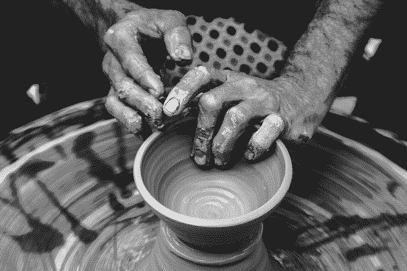 Foto von Quino Al auf Unsplash (mit Dithering bearbeitet)